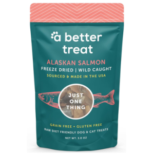 Freeze Dried Wild Salmon Dog Treat Bag for go green pet care
